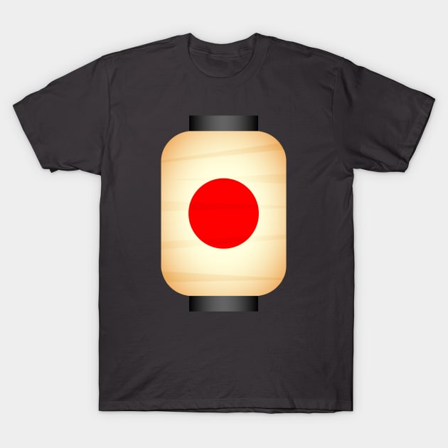 Japanese Lantern T-Shirt by Ekliptik